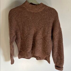 Abercrombie & Fitch Warm Brown Cowl Neck Sweater
